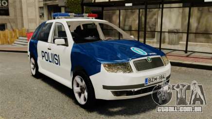 Skoda Fabia Combi Finnish Police ELS para GTA 4