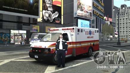 Chevrolet Ambulance FDNY v1.3 para GTA 4