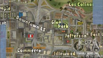 O novo mapa e radar para GTA San Andreas