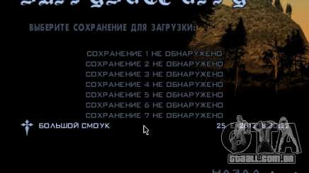 Salvar informações de AutoRecuperação para GTA San Andreas