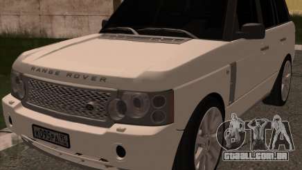 Land Rover Range Rover Supercharged para GTA San Andreas