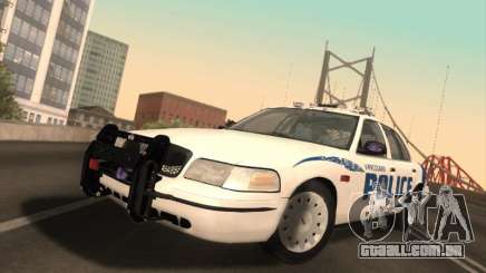 Ford Crown Victoria Vancouver Police para GTA San Andreas