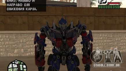 Optimus Prime para GTA San Andreas