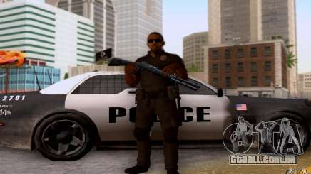 Um policial de CoD: BO2 para GTA San Andreas