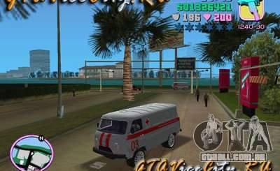 UAZ ambulância v 2.0 para GTA Vice City