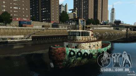 Realistic Rusty Tugboat para GTA 4