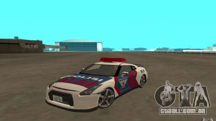 Nissan GT-R R35 Indonesia Police para GTA San Andreas