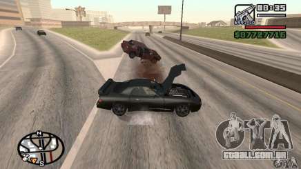 A perda de vidas no acidente para GTA San Andreas
