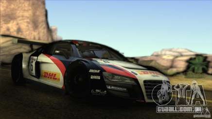 Audi R8 LMS cinza para GTA San Andreas