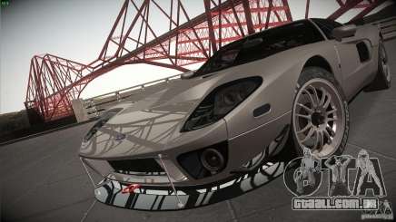 Ford GT prata para GTA San Andreas