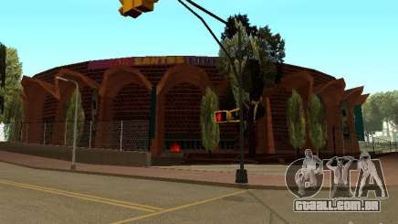 Novas texturas de Los Santos estádio Fórum para GTA San Andreas