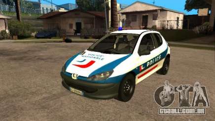 Peugeot 206 Police para GTA San Andreas