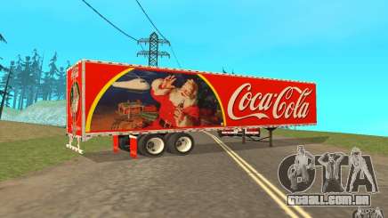 O reboque para o Peterbilt 379 personalizado Coca-Cola para GTA San Andreas
