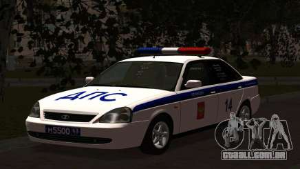 LADA 2170 polícia para GTA San Andreas