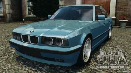 BMW E34 540i V8 turquesa para GTA 4