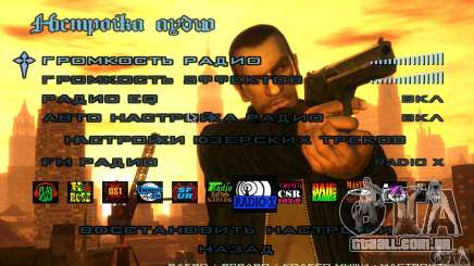 Menu no estilo do GTA 4 para GTA San Andreas