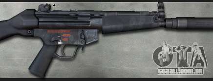 MP5A4 Silenced para GTA San Andreas