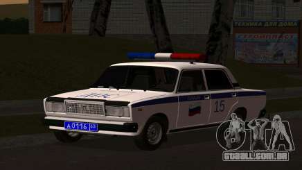 Polícia de 2107 VAZ para GTA San Andreas