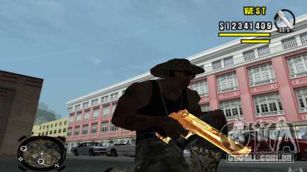 Gold Weapon Pack v 2.1 para GTA San Andreas