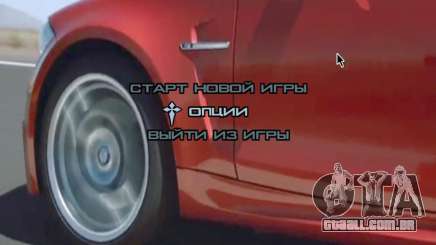 A plano de fundo no menu para GTA San Andreas