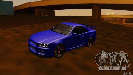 Nissan Skyline R34 GT-R V2 para GTA San Andreas