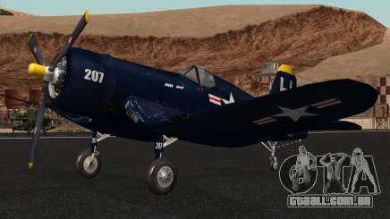 Aereo Corsair F4U1D para GTA San Andreas