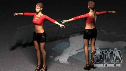 Skin Girl NFS PS para GTA San Andreas