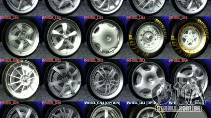 Wheels Pack NFSPS II para GTA San Andreas