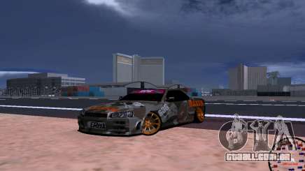 Nissan Skyline GTR34 MAXXIS para GTA San Andreas