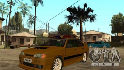 VAZ 2115 polícia carro Tuning para GTA San Andreas