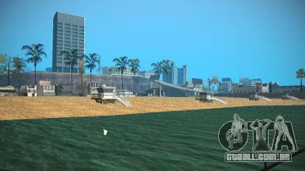 New textures beach of Santa Maria para GTA San Andreas