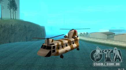 GTA SA Chinook Mod para GTA San Andreas