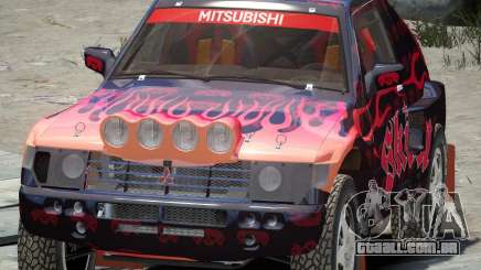 Mitsubishi Pajero Proto Dakar EK86 vinil 4 para GTA 4