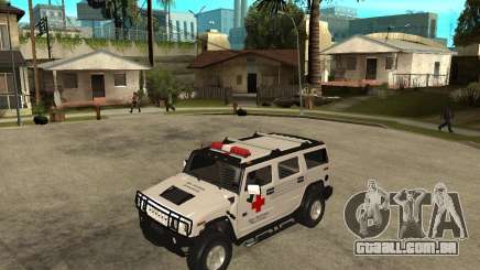 AMG H2 HUMMER - RED CROSS (ambulance) para GTA San Andreas