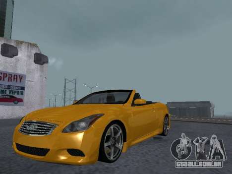 Infiniti G37 S Cabriolet para GTA San Andreas