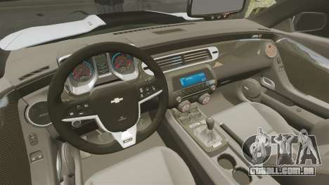 Chevrolet Camaro ZL1 2012 para GTA 4
