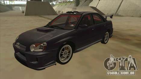 Subaru Impreza WRX STI Drift 2004 para GTA San Andreas