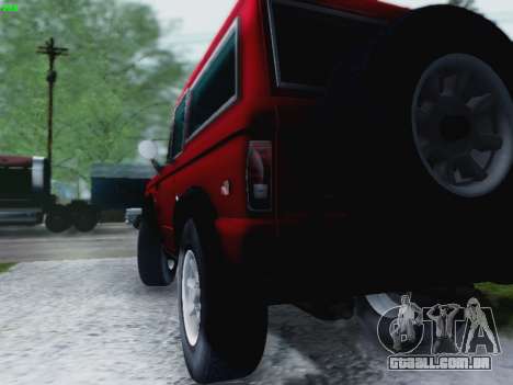 Ford Bronco 1966 para GTA San Andreas