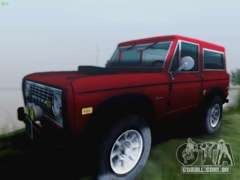 Ford Bronco 1966 para GTA San Andreas