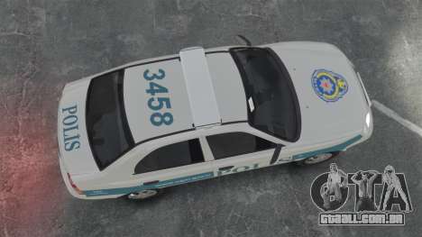 Hyundai Accent Admire Turkish Police [ELS] para GTA 4