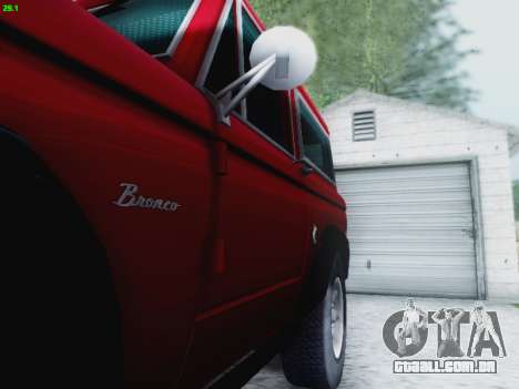 Ford Bronco 1966 para GTA San Andreas