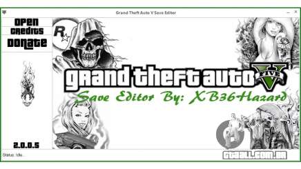 Grand Theft Auto V Save Editor by XB36Hazard para GTA 5