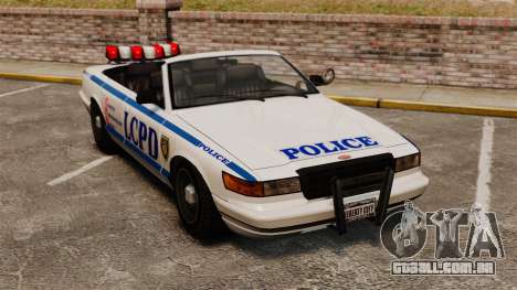A versão conversível da polícia para GTA 4