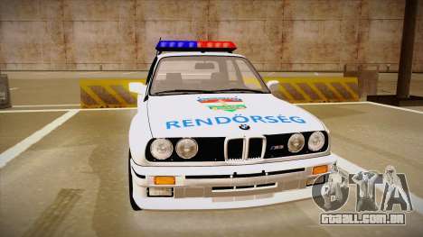 BMW M3 E30 Rendőrség para GTA San Andreas