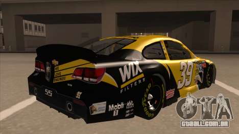 Chevrolet SS NASCAR No. 39  Wix Filters para GTA San Andreas