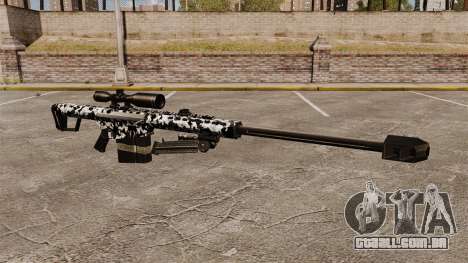 O Barrett M82 sniper rifle v16 para GTA 4