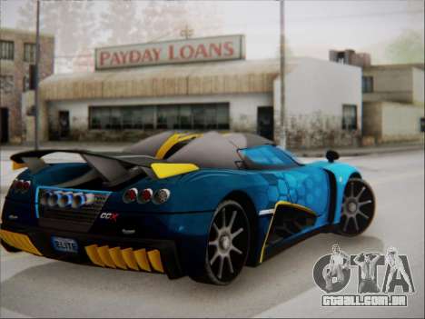 Koenigsegg CCX Elite para GTA San Andreas