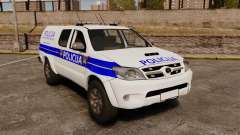 Toyota Hilux Croatian Police v2.0 [ELS] para GTA 4