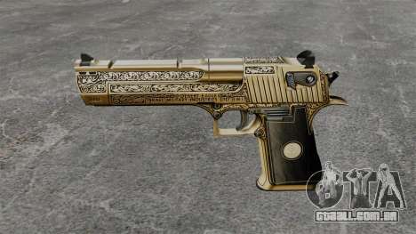 Pistola de águia do deserto de luxo para GTA 4