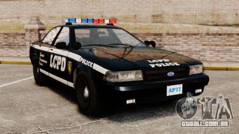 GTA V Vapid Police Cruiser [ELS] para GTA 4